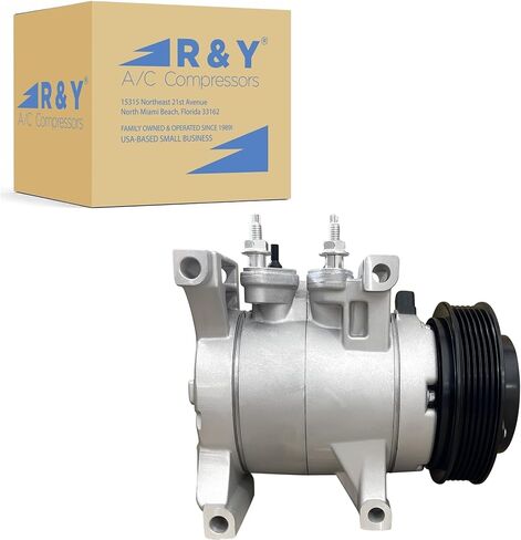 RYC New AC Compressor and A/C Clutch IH302 (Fits Dodge Durango 3.6L With Rear A/C 2011, 2012, 2013, 2014, 2015) in Kuwait
