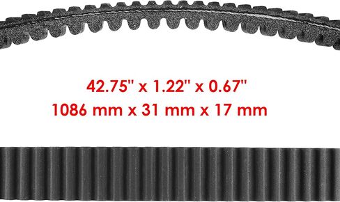 Caltric Clutch Rebuild Kit with Belt Compatible with Polaris RZR XP 1000 Trail & Rocks 2017 2018 2019 2020 2021 in Kuwait