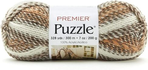 خيوط ألغاز Premier Yarns، مصنوعة من الأكريليك، لوازم حياكة وكروشيه مثالية، يمكن غسلها في الغسالة، وزن كبير، كلمات متقاطعة، 7 أونصة، 328 ياردة in Kuwait