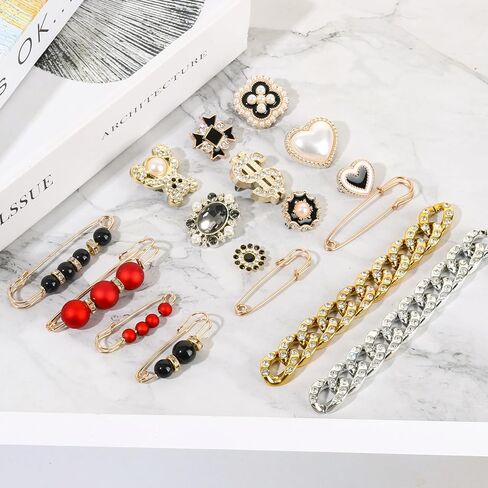 Charms for Socks Junk Socks Charms Kit Brooches and Pins for Women in Saudi Arabia