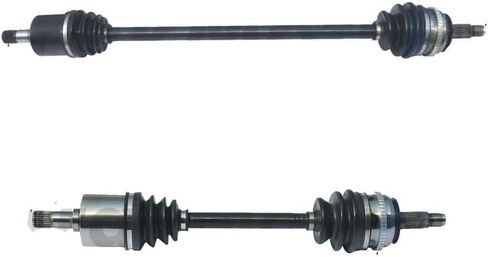 Replacement fits Honda Civic Value Package DX LX Pair of Front CV Axle Shafts Set in Kuwait