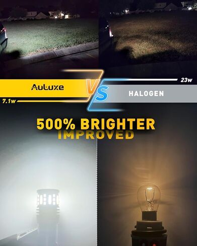1157 LED Bulbs – Backup Reverse Signal Blinker Tail Parking DRL Brake Lights – 44-SMD, 600% Brighter, 6500K White – Fits BAY15D 2057 2357 7528 – Direct Replacement – 2 Pack in Saudi Arabia