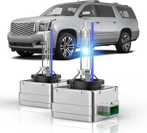 Fit for 2011-2023 Dodge Charger D3S HID Xenon Headlight Bulbs, 350% Brightness, High Low Dual Beam Light Bulb, 8000K White Blue, Plug-N-Play, of 2 in Saudi Arabia