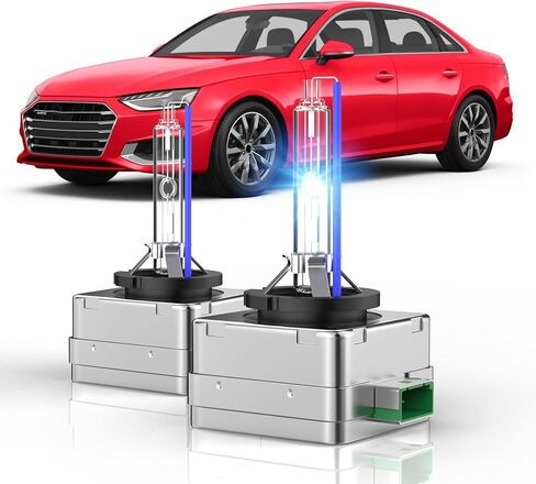 Fit for 2011-2023 Dodge Charger D3S HID Xenon Headlight Bulbs, 350% Brightness, High Low Dual Beam Light Bulb, 8000K White Blue, Plug-N-Play, of 2 in Saudi Arabia