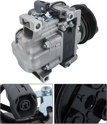 AC Compressor with Clutch Replacement for Mazda CX7 2007-2008 6-Pulley Groove EG2161450A in Kuwait