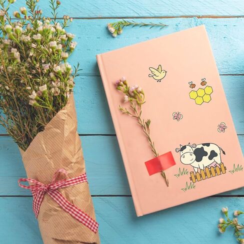 PH PandaHall 6 Sheets Animals Clear Stamps, Rubber Transparent Stamp Panda/Whale Puppy Cow Clear Craft Stamps for Card Making DIY Scrapbooking Album Crafting Journal Decoration in Kuwait