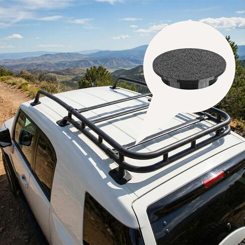 12Pcs Roof Rack Bolt Caps Compatible with FJ Cruiser Roof Rack Screws,8 Large and 4 Small | Protect Against Rust and Dirt Screw Covers in Saudi Arabia