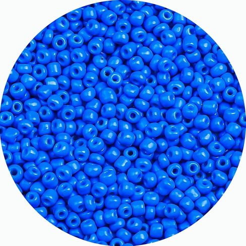 Legefo 4mm Glass Seed Beads Bulk, Red Transparent 6/0 Small Mini Pony Seed Beads, Tiny Round Craft Bead for Bracelet Necklace Wrist Jewelry Making Beading Weaving DIY Crafts Supplies, 1000pcs in Kuwait