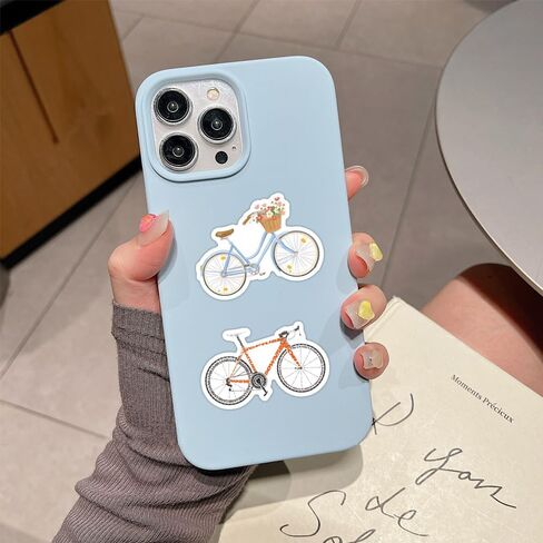 Bike Stickers Pack for Kids Teens Adults, 100 Pcs Colourful Bicycle Waterproof Vinyl Decals, Outdoor Sports Bicycle Race Stickers for Water Bottles Luggage Computer Skateboard Laptop Phone Case Bike in Saudi Arabia