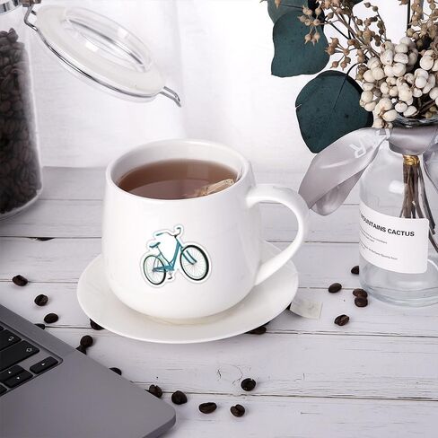 Bike Stickers Pack for Kids Teens Adults, 100 Pcs Colourful Bicycle Waterproof Vinyl Decals, Outdoor Sports Bicycle Race Stickers for Water Bottles Luggage Computer Skateboard Laptop Phone Case Bike in Saudi Arabia