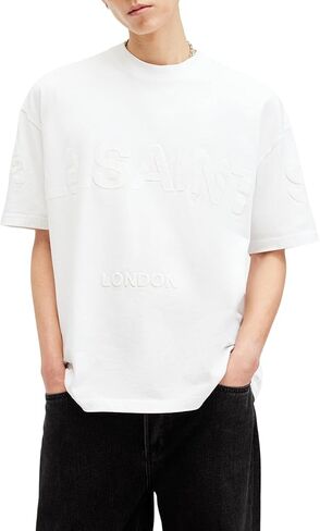 AllSaints Men's Biggy Short Sleeve Crew Neck Shirt in Kuwait