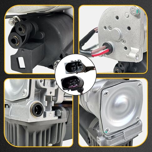 مضخة ضاغط الهواء التعليق MILLISEC مناسبة لـ 2014-2021 Ram 2500، Ram 3500 Car Air Compressor OE يستبدل # P3480، 68239571AB، 4154030010، 4154039012 in Kuwait