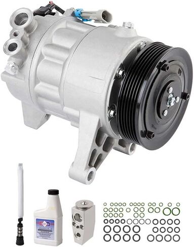 AC Compressor & A/C Kit For Buick LaCrosse V6 2010 2011 - Includes Drier Filter, Expansion Valve, PAG Oil and O-Rings! - BuyAutoParts 60-81849RK New in Kuwait