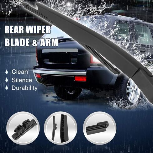 X AUTOHAUX Rear Windshield Wiper Blade Arm Set for Ford Explorer 2011-2019 11 Inch 285mm in Kuwait