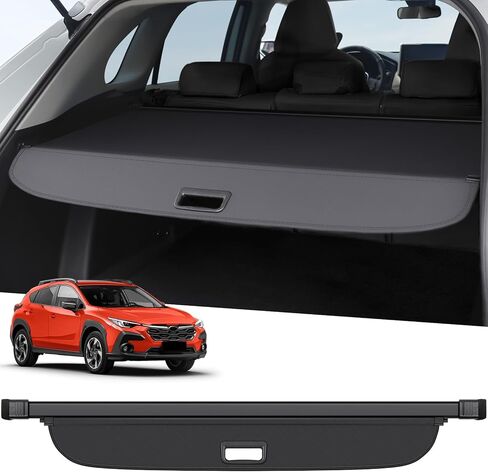 غطاء شحن ZZEQYG لعام 2023 2024 2025 2026 ملحقات Subaru Crosstrek & Impreza غطاء شحن قابل للسحب، غطاء صندوق السيارة لجميع الأحوال الجوية، غطاء أمتعة البضائع (ليس للتوصيل والهجين) in Kuwait