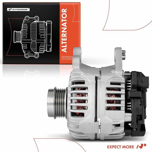 مولد كهربائي ممتاز متوافق مع Volkswagen Passat 2004-2005 2.0L، 12V 90A 5-Groove Clutch Pulley في اتجاه عقارب الساعة، استبدال # 028903029A، 028903029S in Kuwait