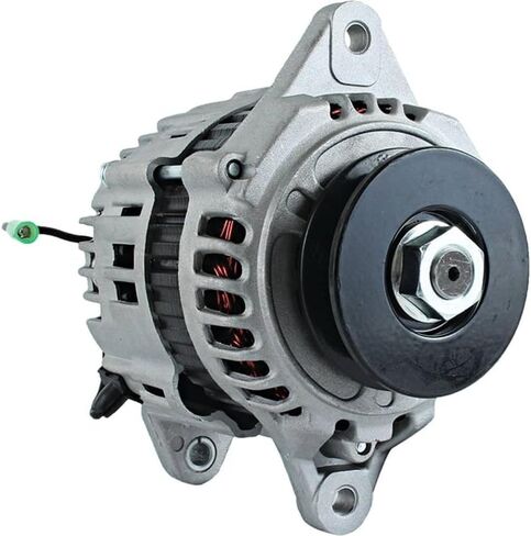 RAREELECTRICAL هيتاشي المولد Lr150-715 12V 50A Lr150-714 لـ Gehl Ctl70 Ctl80 موستانج Mtl20 Mtl25 Takeuchi Tl140 Case Cx75 Cx75sr Isuzu 4Jg1 4Le2x 8972283180 067011910 جي سي بي 714-40090 انزلاقية التوجيه in Kuwait