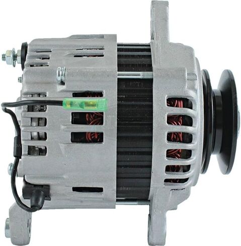 RAREELECTRICAL هيتاشي المولد Lr150-715 12V 50A Lr150-714 لـ Gehl Ctl70 Ctl80 موستانج Mtl20 Mtl25 Takeuchi Tl140 Case Cx75 Cx75sr Isuzu 4Jg1 4Le2x 8972283180 067011910 جي سي بي 714-40090 انزلاقية التوجيه in Kuwait