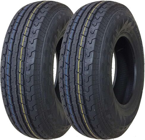 Zeemax TrailExpress Premium Trailer Tire-ST205/90D15 205/90-15 205/90/15 118/113K نطاق التحميل E LRE 10-Ply BSW جدار جانبي أسود in Kuwait