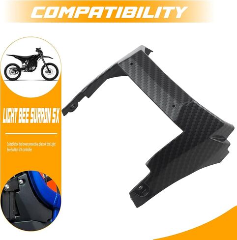 غطاء تزييني للغطاء السفلي لوحدة التحكم متوافق مع ألياف الكربون Sur-Ron Light Bee Ebike in Kuwait