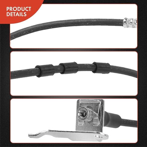 خرطوم هيدروليكي للسائق الأمامي والركاب الجانبي A-Premium متوافق مع طراز Ford المحدد - Ranger 2019 2020 2021 2022 2023 - استبدال # KB3Z2078A (عبوة من 2) in Kuwait