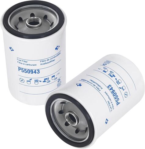 2 Pack P550943 Fuel Filter Compatible With Detroit Diesel Engines, Light-Duty Trucks, GMC 6.2L Engines Replace P553004, FF5033, TP943, FF5018, 25011214, BF782 in Saudi Arabia