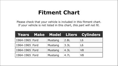 Fuel Filter Compatible With Ford Mustang 1964 1965 PC-1067137 in Saudi Arabia