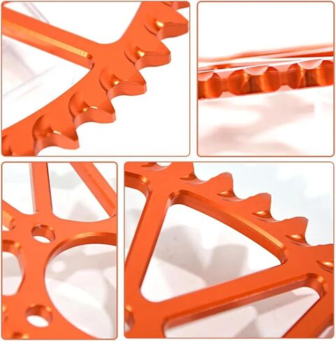 Tooth Plate Sprocket Wheel E-Bike Off-Road Dirtbike Motorcycle Accessories Compatible with SUR-Ron Light Bee X 48T (7075 Aluminum) in Saudi Arabia
