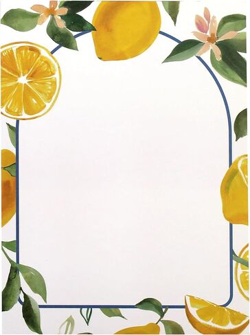 Hallmark Journal and Stationery Set (Journal, List Pads, Pocket Notepad and Large Notepad) Lemon Collection in Kuwait