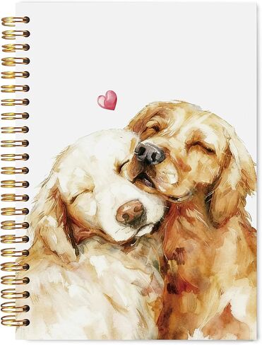 Vintage White Swan Bird Notebook for Work Note Taking, Swan Gifts Journal for Couple Women, Anniversary Wedding Gifts, Romantic Bird Hardcover Spiral Notebooks, 5.5x8.3 in in Saudi Arabia