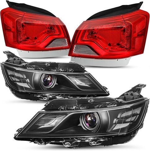 SOCKIR Fit for 2014-2020 Chevy Impala Tail Light Assembly Replacement Halogen Outer Rear Taillight OE Direct Replacement Brake Tail Lamp Pair Set LH+RH in Saudi Arabia