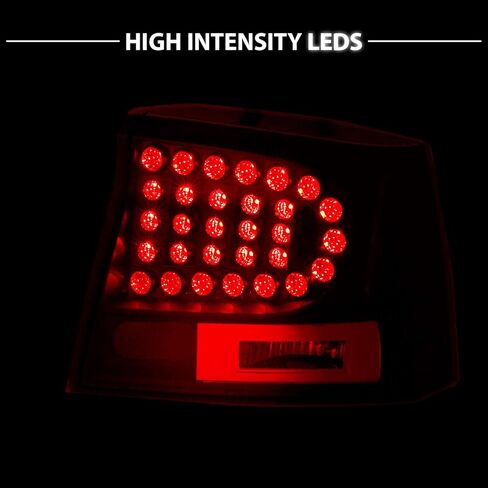 مجموعة مصابيح خلفية بديلة للفرامل LED باللون الأسود من AmeriLite لسيارة دودج تشارجر 06-08 - جانب الركاب والسائق in Kuwait