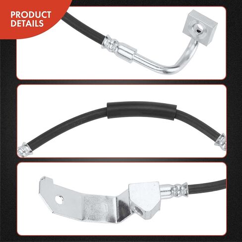 A-Premium Front Driver Brake Hydraulic Hose Compatible with Select Ford and Mercury Models - Crown Victoria 1998-2002, Grand Marquis 1998-2002, 4.6L in Kuwait