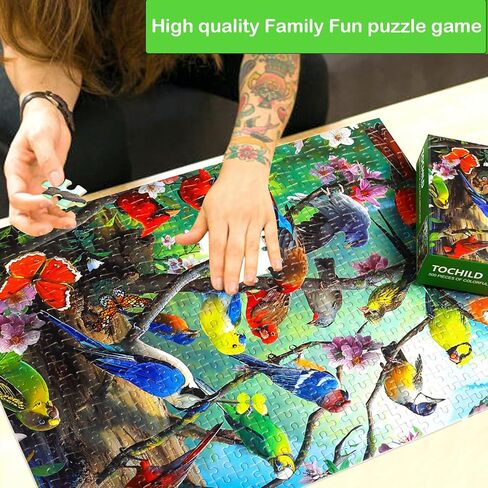 Puzzles for Adults 500 Pieces Bird Jigsaw Puzzles for Adults Colorful Hummingbird Puzzle Summer Cute Family Challenging Puzzle Games in Saudi Arabia