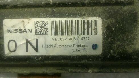 Engine Control Module Compatible with Nissan Infiniti MEC63-160 B1 MEC63160B1 in Kuwait
