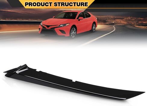 Front Left Headlight Trim Molding Compatible with Toyota Camry SE XSE 2018-2024 5271306100, 5271333030, TO1046104, 52713-06100, 52713 06100, 52713-33030, 52713 33030 Black in Kuwait