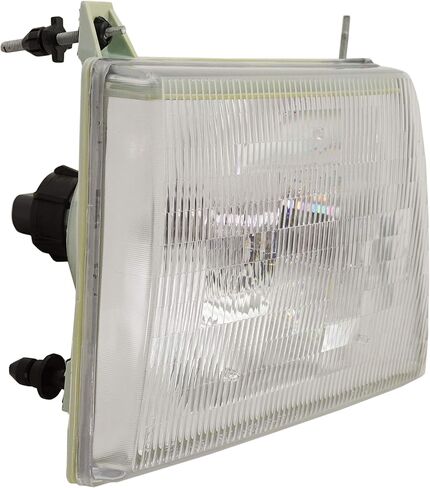 طقم تجميع المصابيح الأمامية Garage-Pro لسيارة Ford E-350 Super Duty 2001-2007 هالوجين، جانب السائق والراكب، تم تصنيعه بعد 03 ديسمبر 2002، يستبدل # 6C2Z13008AA 6C2Z13008BA، مع ضوء الزاوية، وشملت المصابيح in Kuwait