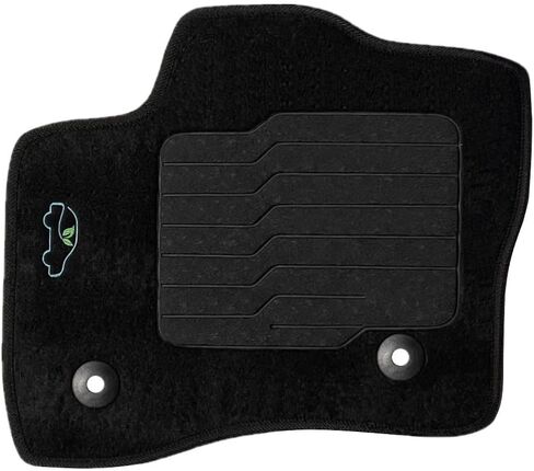 ecoMats Carpet Floor Mats Fit for 2010 to 2019 Ford Taurus, with Non-Slip Driver Heel Pad and Safety Locks, Front and Rear, Black in Saudi Arabia