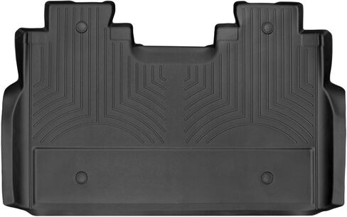 WeatherTech Custom Fit FloorLiners for Ford Super Duty, Super Duty, Super Duty - 2nd Row (4410124V), Black in Kuwait