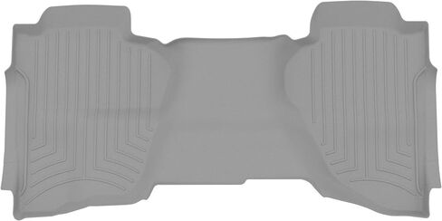 WeatherTech FloorLiner HP Custom Fit Floor Mats for Chevrolet Silverado 1500, Sierra 1500 Limited, Sierra 2500HD / 3500HD - 2nd Row (445423IM), Black in Kuwait