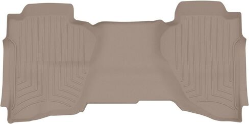 WeatherTech FloorLiner HP Custom Fit Floor Mats for Chevrolet Silverado 1500, Sierra 1500 Limited, Sierra 2500HD / 3500HD - 2nd Row (445423IM), Black in Kuwait