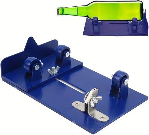 Durable Glass Bottle Cutter with Long-Lasting Carbide Head | Precision DIY Machine Tool for Bottle Crafting & Recycling Blue in Kuwait