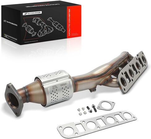 A-Premium Front Left Exhaust Manifold Catalytic Converter Kit Direct-Fit Compatible with Infiniti QX80 2014-2015, QX56 2011-2013, 5.6L, EPA Compliant in Saudi Arabia