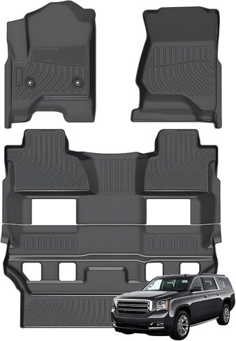 Priprilod Floor Mats Fit for Chevy Equinox & GMC Terrain 2010-2017 All Weather Protector TPE Floor Liners Custom Fit Car Mats Non-Slip in Saudi Arabia
