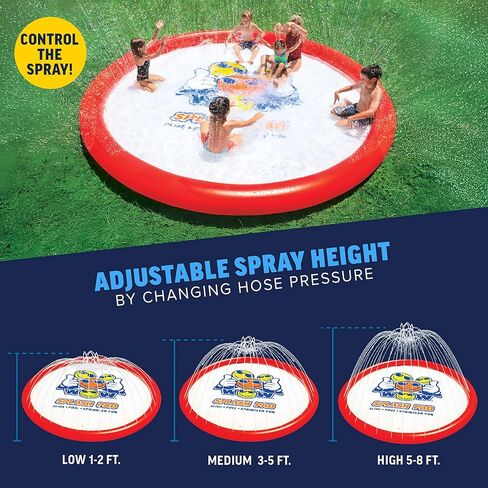 WOW Sports Giant Splash Pad, Durable Wading Pool with Built in Sprinklers in Saudi Arabia