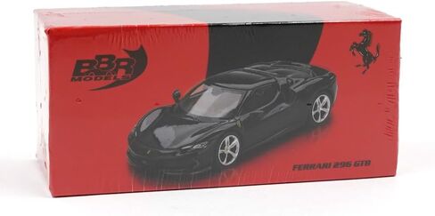 نموذج سيارة دييكاست متوافق مع موديلات BBR 1:64 فيراري 296 GTB نيرو دايتونا إصدار محدود BBRFER64003 in Kuwait