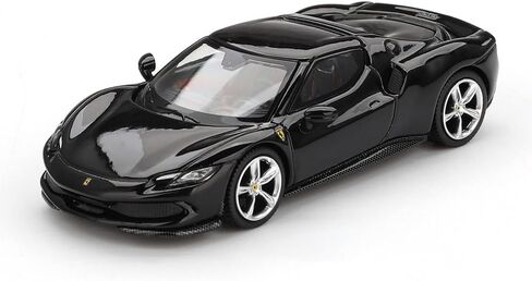 نموذج سيارة دييكاست متوافق مع موديلات BBR 1:64 فيراري 296 GTB نيرو دايتونا إصدار محدود BBRFER64003 in Kuwait