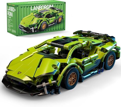 Racing Car Building Set, 1:18 MOC Building Car Toy – Car Building Kit for Boys' Birthday Gift Car Model, Sports Car Construction Kit for Ages 6+ in Saudi Arabia