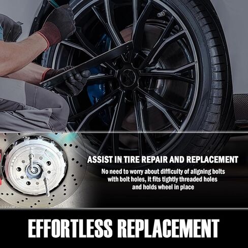 M14×1.5 Wheel Alignment Tool Stainless Steels,Wheel Alignment Pin for Aligning Wheels and Hub Bolt Holes,Professional Wheels Alignments Tools Automotive for Car,SUV,Truck in Saudi Arabia