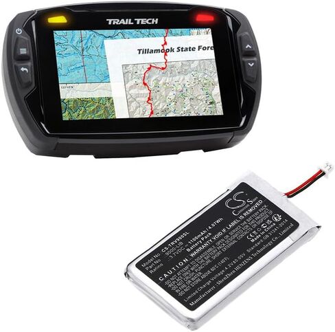 بطارية لجهاز Trail Tech Voyager PN:Trail Tech 9000-B800, 9000-LIB بقدرة 1100 مللي أمبير في الساعة / 4.07 وات في الساعة in Kuwait
